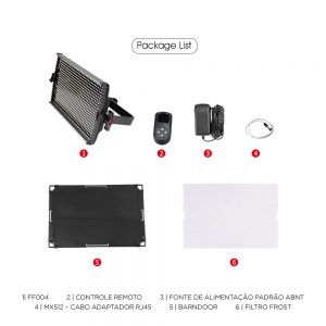 SOFTLIGHT FF004 Painel de LED para Teatro e Televisão